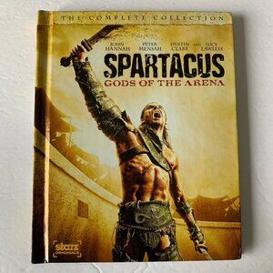 💙 Spartacus Gods of the Arena Blu-ray 3 Disc Complete Collection Starz Series